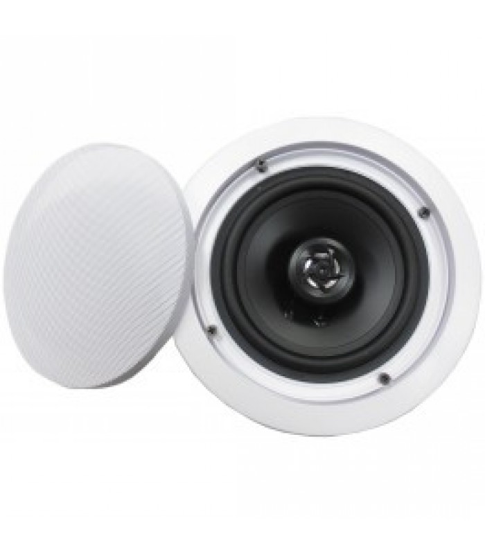 Power Pro Audio 6.5 2 Way Ceiling Mid-Bass Speaker With Grill