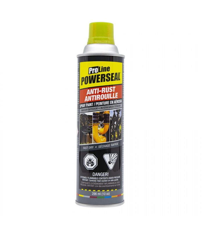 Peinture En Aérosol Antirouille Jaune Lustré 285g (10oz) Powerseal