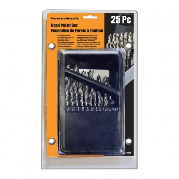 Powersonic 25 PC Brad Point Set
