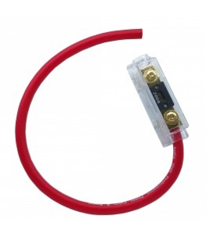 Support à fusible 0 AWG pour fusible ANL avec fusible de 200A Incluse de Power Pro Audio