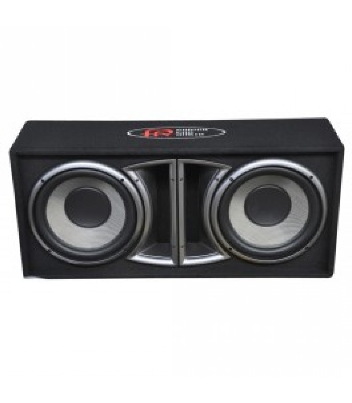 Power Pro Audio Dual 12” 1200W Slim Design Bass Box System