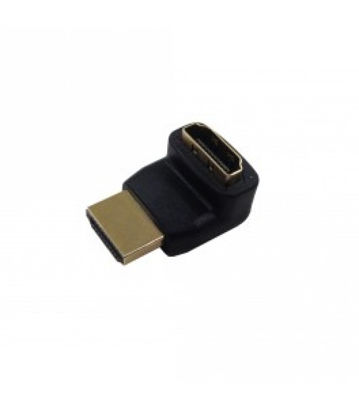 Power Pro Audio Gold Plated Right-angle HDMI 90 degree adapter UP