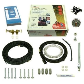 RCA Digital Satellite System Dish Mounting & Wiring Installation Kit