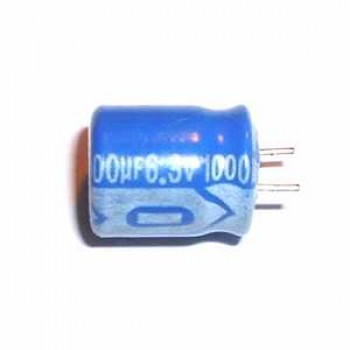 Electrolytic Capacitor 1000uF 6.3V
