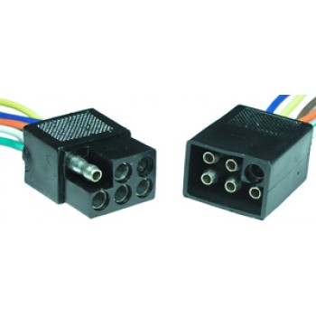 Connecteur remorque 6 broches 12