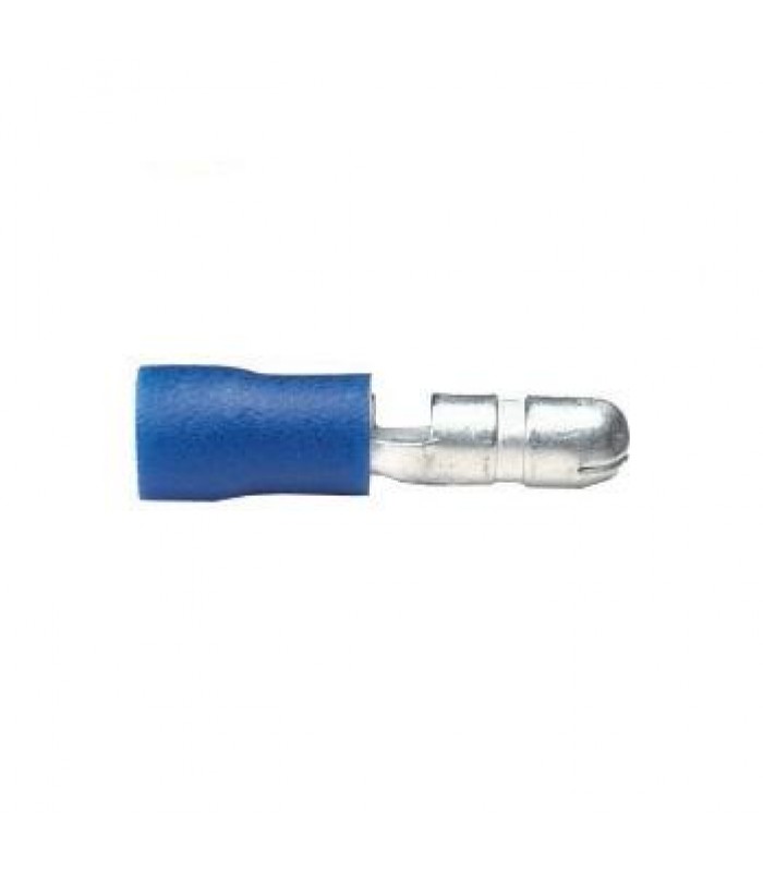 Global Tone Bullet Terminals .156 16-14, Male, Vinyl, Insulated, Bag of 25pcs