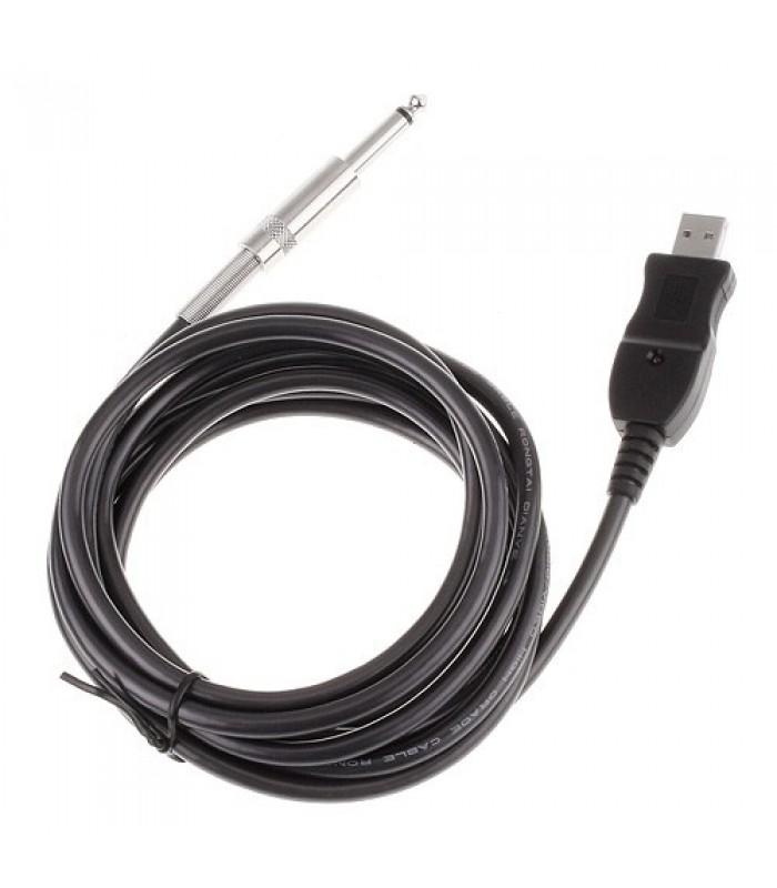 Câble adaptateur USB vers 6,3 mm pour Guitare