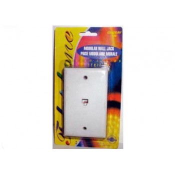 Telephone wall plate