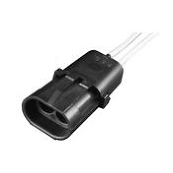 Connecteur femelle résistant à l'eau 2 cavité femelle 14GA de Pico