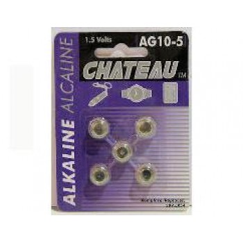 Alkaline batteries AG10 - Pack of 5