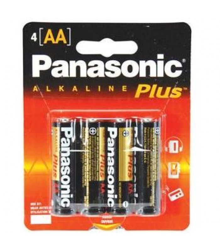 AA Alkaline Plus Battery Retail Pack - 4 Pack