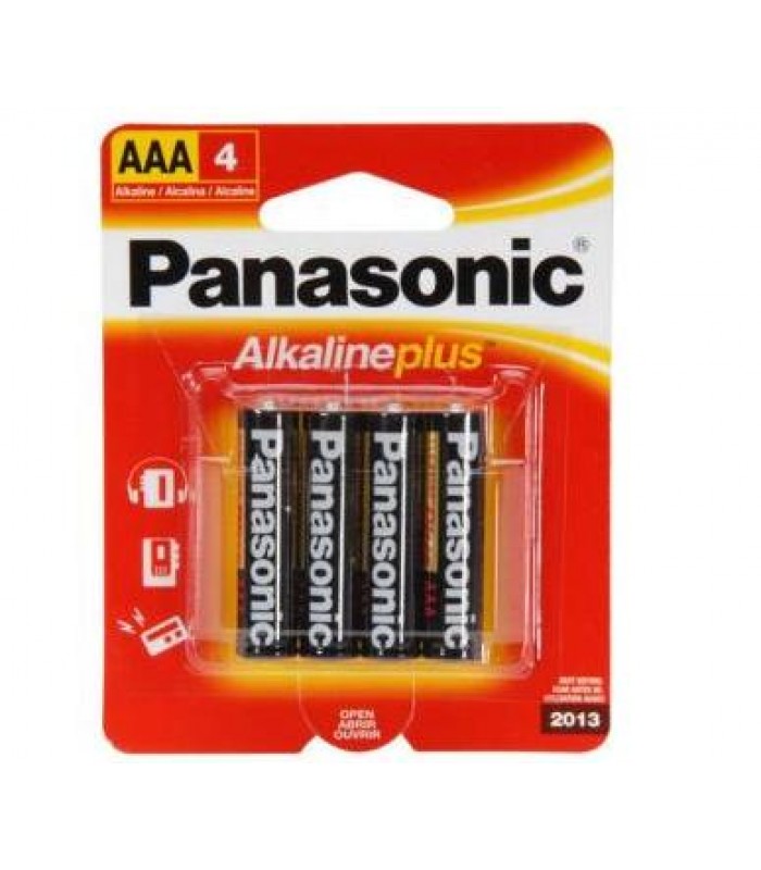AAA Alkaline Plus Battery Retail Pack - 4 Pack