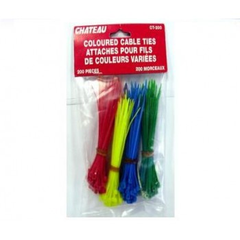 CM Coloured cable ties - 45pcs