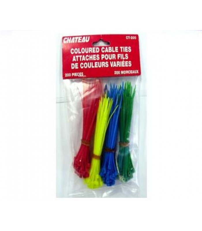 CM Coloured cable ties - 45pcs