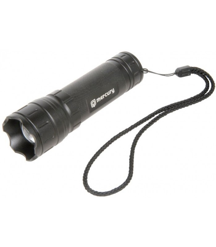 CREE LED Flashlight Black MX Power 3W Super Bright 150 Lumens Zoom Strobe