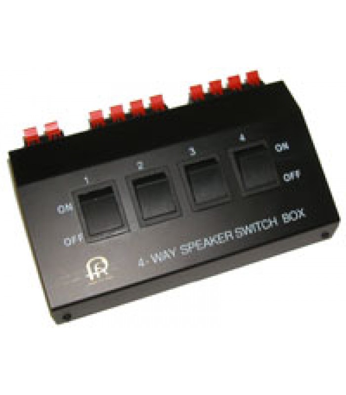 4-Way Stereo Speaker Selector