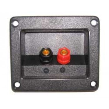 Bornier à banane plaqué or pour boîte de son