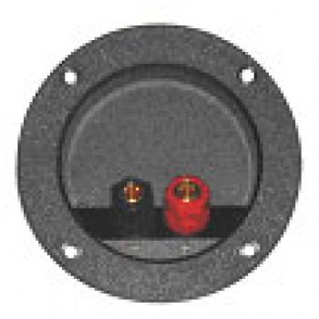 Bornier à banane plaqué or pour boîte de son