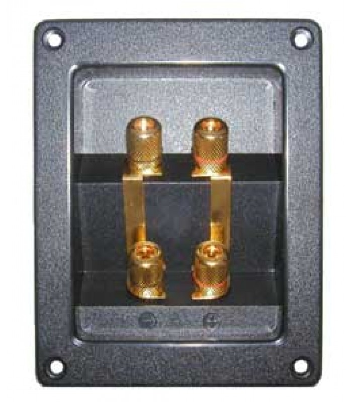 Power Pro Audio Gold plated binding post for speaker box