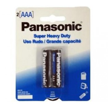 Panasonic Format AAA, 1.5V Pile de Grande Capacité, Paquet de 2