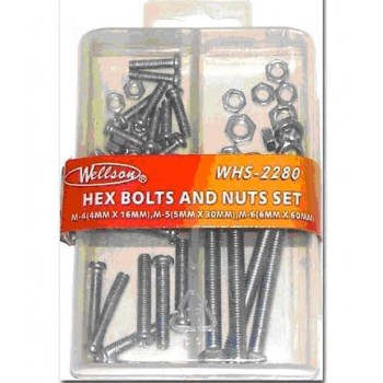 Wellson Hex bolts and nuts set