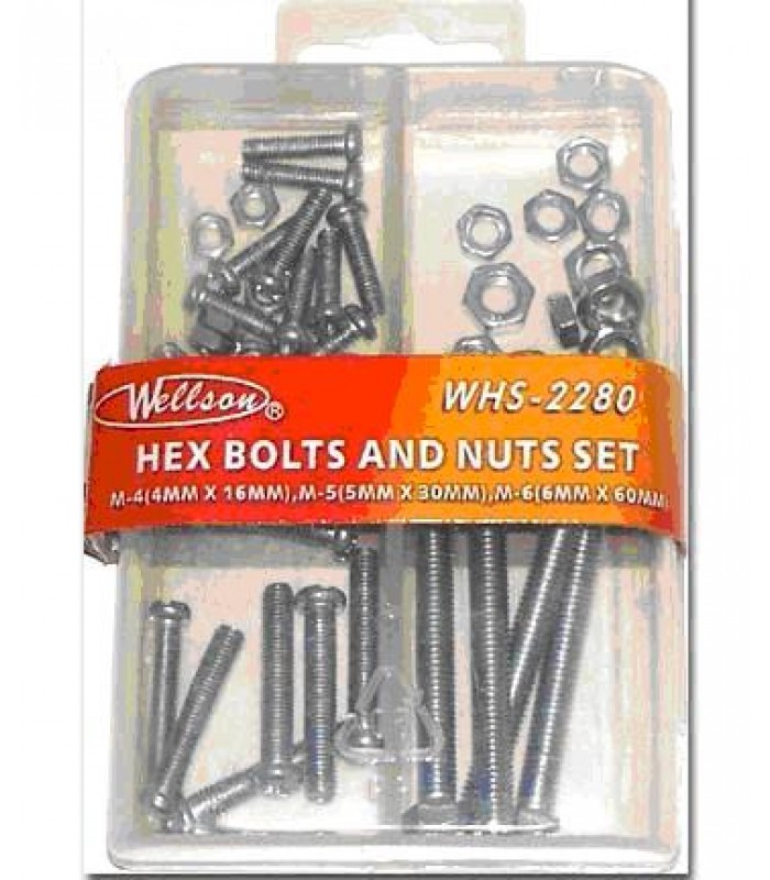 Wellson Hex bolts and nuts set