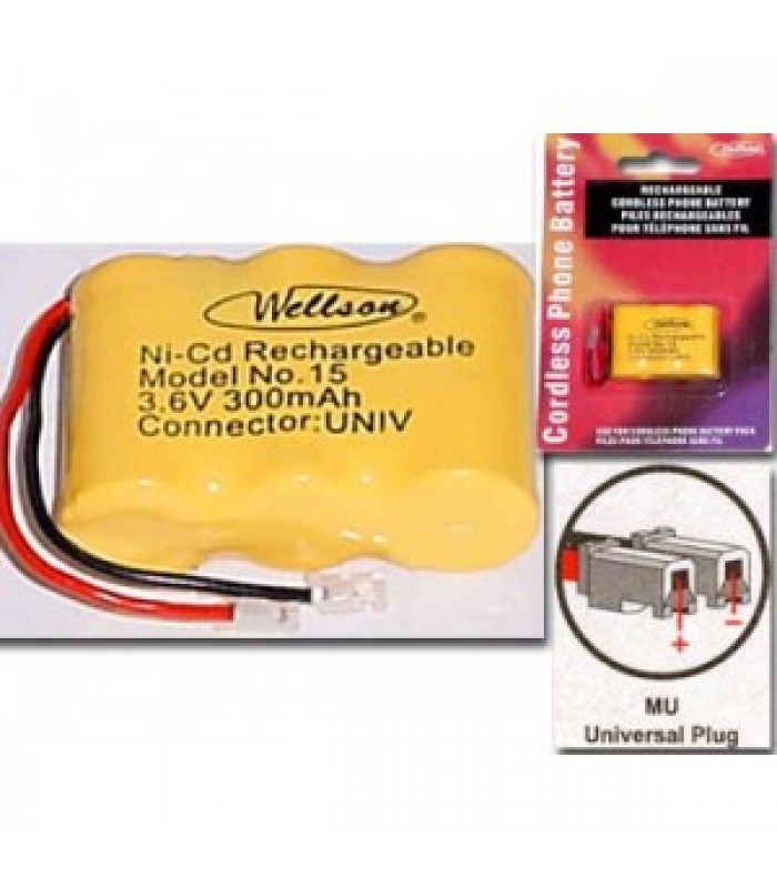 WELLSON Cordless Phone Rechargeable Battery