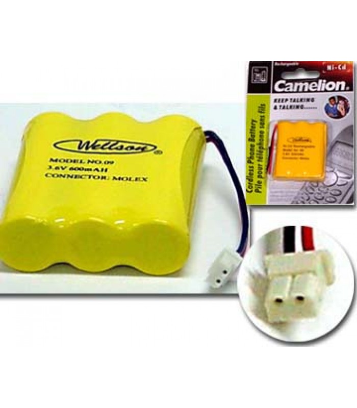 WELLSON Cordless Phone Rechargeable Battery