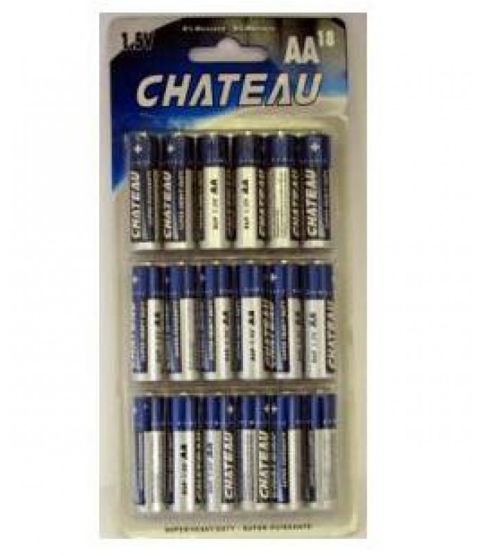 AA Heavy Duty batteries - Pack of 18