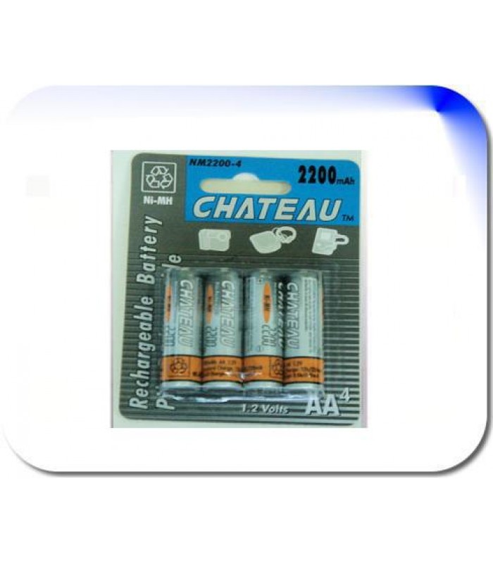 Pile Rechargeable 4*AA 2200 mAh