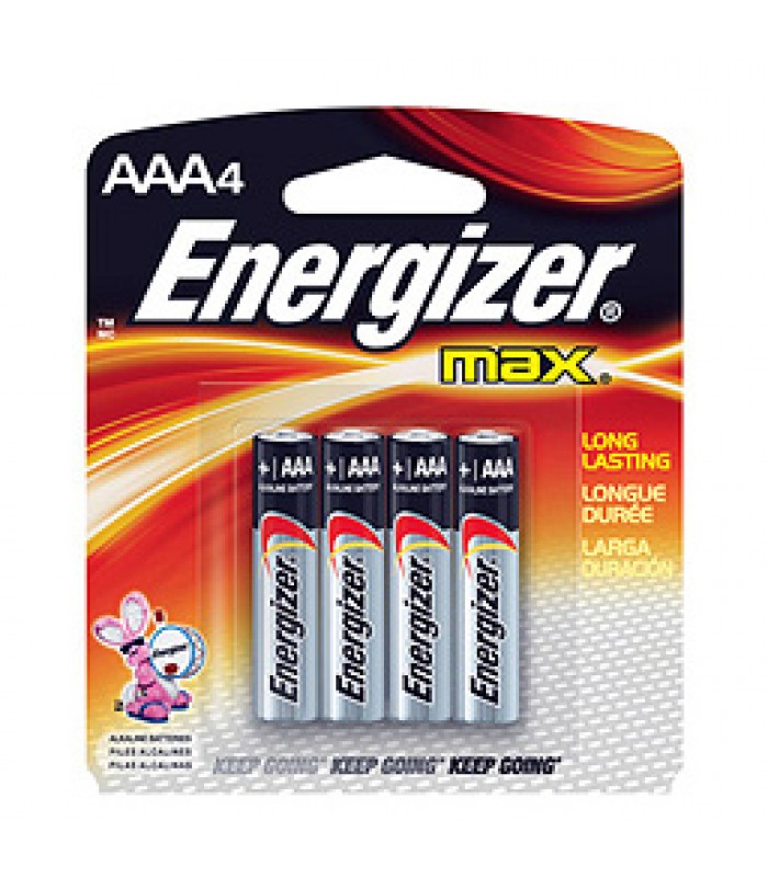 Energizer Max Batterie 4 x type AAA Alcaline