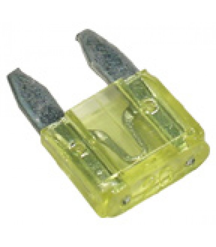 Global Tone Automotive Mini ATC blade fuse 20 Amp, Pack of 5