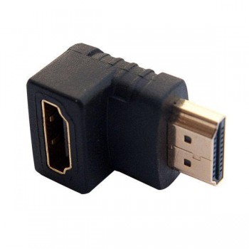 Gold Plated Right-angle HDMI adapter
