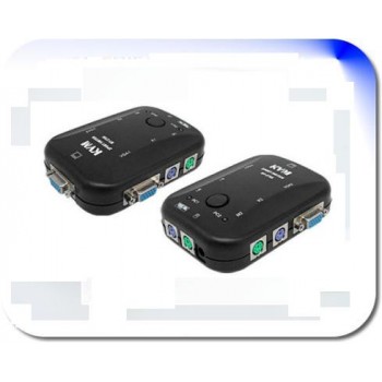 KVM Switch Box for 2 Port with Cable