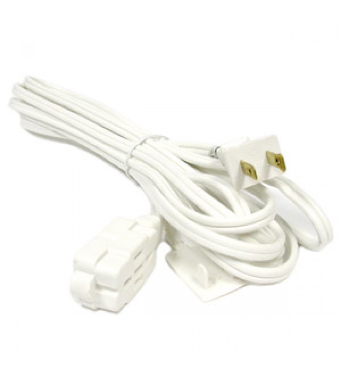 Wellson AC indoor extension cord 2 pins 1.2m white