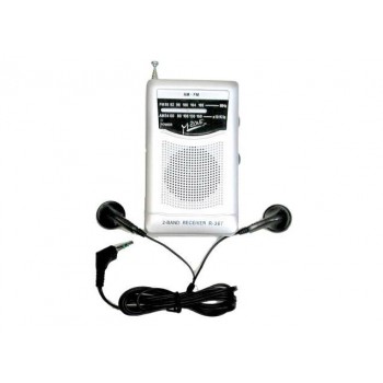 Mini Radio AM/FM built in speaker and headphone