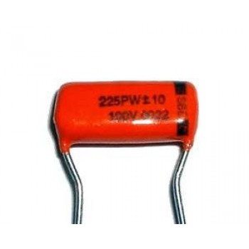 Condensateur à film plastique métallisé 0.0022uF 100V 225PW