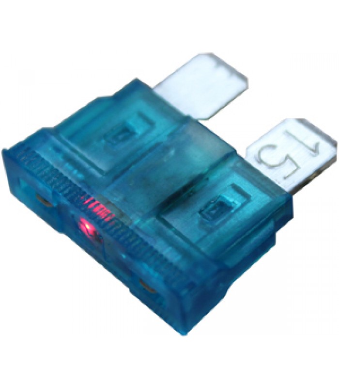 Pico Canada 15A ATC Blade - Standard Fuses with LED - Pack of 2