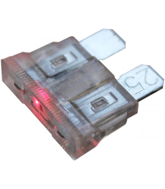 Pico Canada 25A ATC Blade - Standard Fuses with LED - Pack of 2