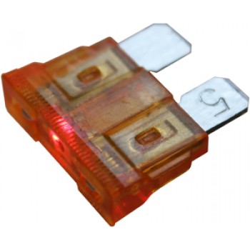 Fusibles à lame 5A ATC de norme avec voyant lumineux à DEL - Paquet de 2 - Pico Canada