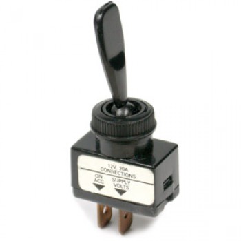 Interrupteur à levier Noir 12V 16A SPST de Pico