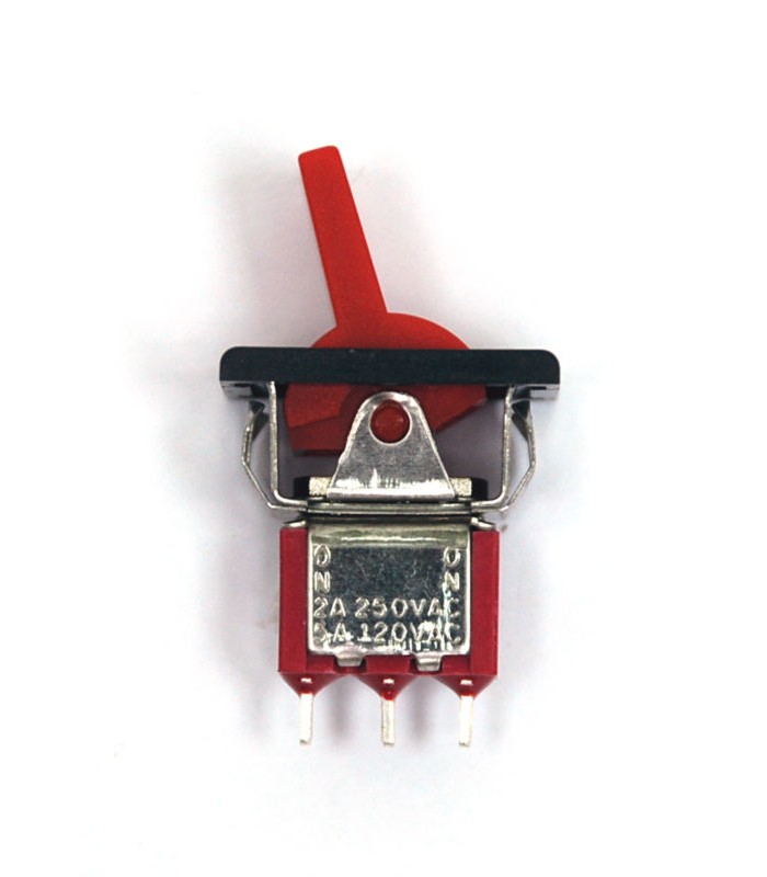 Toggle Switch On/Off 3P SPDT 2A 250VAC, 5A 120VAC