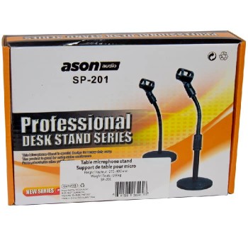 Ason Audio Adjustable Table Stand for Microphone - 27cm to 40cm