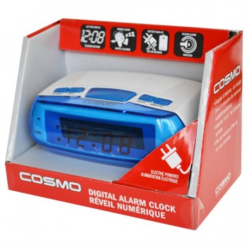 COSMO Réveil numérique Bleu