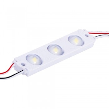 Module DEL, 2835, 68*16mm, 3 DELS, 1.5W, IP65, 120LM, 12VDC, Blanc de Global Tone - Vendu à l'unité