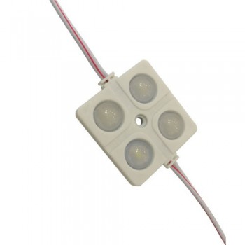 Module DEL, 2835, 48*35mm, 4 DELS, 1.2W, IP65, 200LM, 12VDC, Blanc de Global Tone - Vendu à l'unité