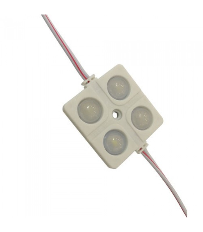 Global Tone LED Module, 2835, 48*35mm, 4 LEDS, 1.2W, IP65, 200LM, 12VDC, White