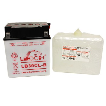 Batterie rechargeable au plomb-acide scellée pour moto - 12 V - 30 Ah