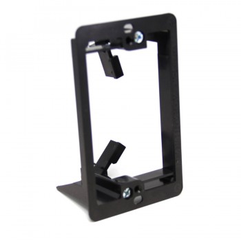 Support pour plaque murale simple - Noir