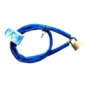 Tough Guard Chaîne de verrouillage de vélo de 48 pouces avec cadenas